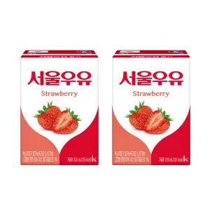 서울우유 딸기멸균우유200ml × 24입 (유통기한:10주)