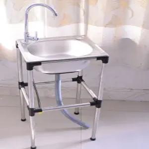 간이 씽크대 미니 개수대 사무실 탕비실 이동식 다용도 싱크볼