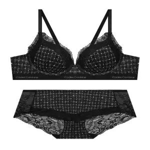 코데즈컴바인이너웨어 모던트위드 레이스 브라팬티SET (BR+PT 922BK)
