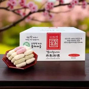 고품질 국내산 찹쌀 혼합 유과 한과 2kg 추석 명절 선물세트 혼합유과 혼합한과 대용량한과 (WFK372G)