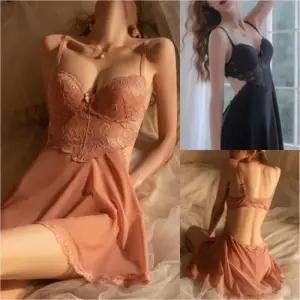 여성원피스잠옷 신혼 시스루 야한잠옷 쉬폰 이벤트 기념일