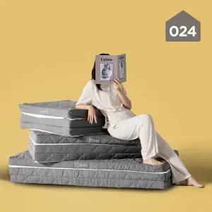 [024홈] 미니멀 단단한 손잡이 3단 접이식 토퍼 매트리스 8cm 멀티싱글