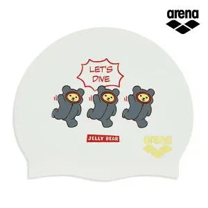 [아레나][SSG단독] 젤리베어 다이브 실리콘수모 A5AC1AC86WHT