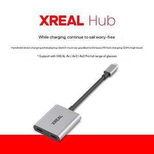 XREAL Hub 120hz USB-C PD 고속 충전 어댑터 AIR Air 2 pro 안경 스위치 PS4 변환기 용 비디오