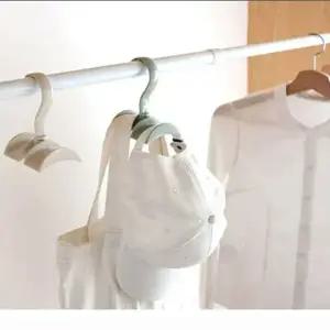 [3개묶음] 가방걸이 회전 옷장 행거 소품걸이 가방거치대 360도 행거 옷걸이봉