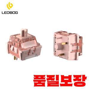LEOBOG 저소음솜사탕축 100개 패키지 무음 스위치 기계식 교체축 선형 5핀 리니어 공장윤활