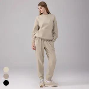 에버라스트 여성 플리스 트레이닝 세트 운동복 져지