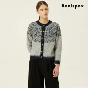 [보니스팍스] 노르딕 라운드넥 니트 가디건 (XPAKG009M0)