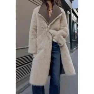 [국내] 자라 ZARA 리버시블 더블 페이스 페이크 퍼 코트 - 밍크 6318/278/706 3364380