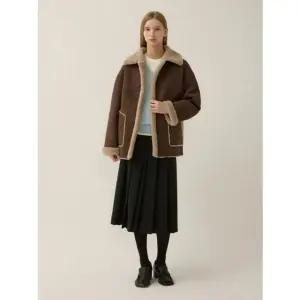 [갤러리아] [겨울]시어링 스웨이드  무스탕 재킷