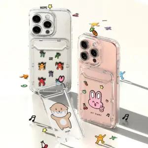 에디터 캐릭터 라인 카드슬롯젤리케이스 갤럭시와이드8 SM-M166S