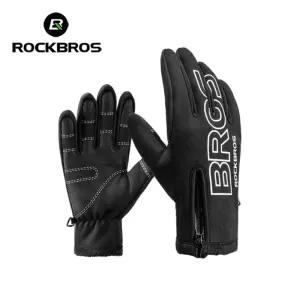 쉬미리 락브로스 안티슬립 방한 글로브 터치 S091-4BK