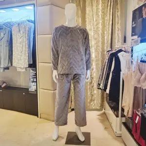 [대구백화점] [비너스]남성 라운드넥 포그니 극세사 이지웨어(VEP395MS GY)