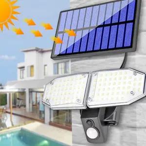 태양광 벽 방수 담장 조명등 태양광 센서등 정원등 야외 외벽 보안등 현관문 충전식 베란다 무선 주택 현관