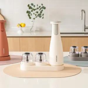 오리지니크 그라인더 깨갈이 소금 통후추 전동 그라인더 기본세트 화이트