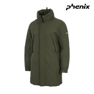 [넥워머 증정] 피닉스 남성 겨울 스포츠 웰론 고밀도 롱 패딩 점퍼 카키