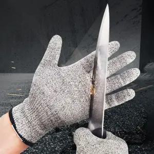 손 베임방지 안전 장갑 손보호 손베임 절단방지 방검 육가공 칼 작업 공업용 정육 케블라 코팅 채칼 면장갑