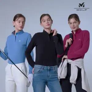 밀레골프 25FW 여성 하프집업 3종