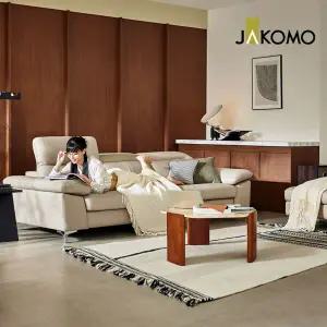 [자코모] 대디 3.5인 기.능성 천연면피 소가죽 소파+스툴