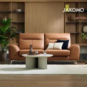 [자코모] 드바인 3인 천연면피 소가죽 소파