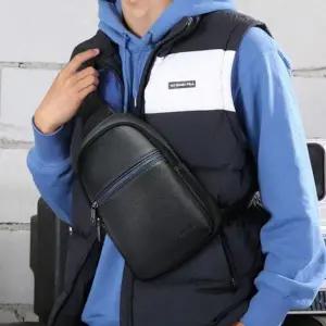 [하프클럽/]크로스백 슬링백 베스트 가죽 심플 가방 데일리 바디