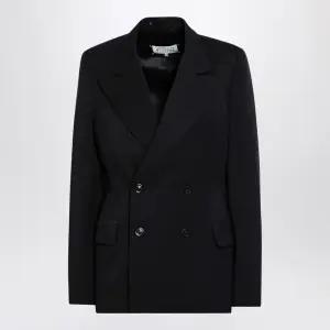 메종마르지엘라 블랙 더블브레스트 노치 라펠 블레이저 S50BN0527M35032 900