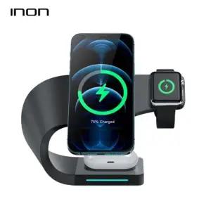 아이논 15W 맥세이프 마그네틱 4in1 고속 무선충전기