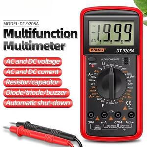 ANENG DT9205A 디지털 멀티미터 AC/DC 트랜지스터 전기 NCV 테스터 미터 전문 아날로그 자동 범위 멀티메트