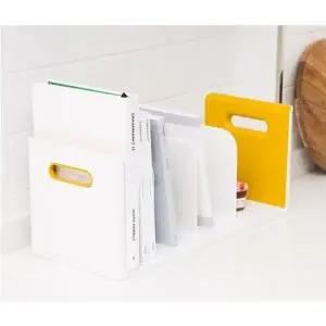 [하프클럽/]옐로우 4단 책꽂이 루맥스 시스맥스 이동 손잡이 책상 데스크 칸