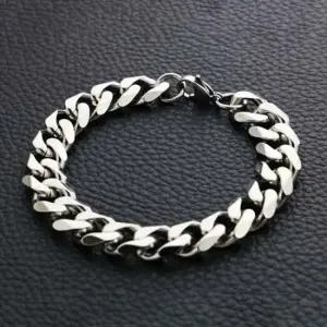 볼드 각 체인 팔찌 써지컬 커플 우정 팔찌 13MM