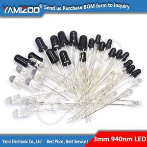 적외선 이미터 및 IR 수신기 다이오드  3mm 940nm LED 50 쌍  각 개