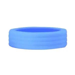 실리콘 캐리어 바퀴 커버 블루 8p 캐스터슈즈 저소음커버 보호커버 캐리어꾸미기 소음방지커버