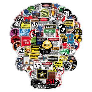 102개 남성용 재미있는 하드햇 스티커 - 공구 상자 액세서리 및 전기 기술자 정비사용 물병용 비닐 방수 노트북 스케이트보드 폰 케이스