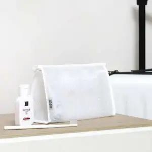 [무료배송] 여행 출장 세면도구 정리 코팅 메쉬 파우치 워시백