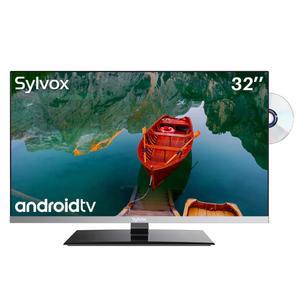 SYLVOX 32인치 TV 12볼트 스마트 TV FHD 1080P 디지털 비디오 디스크 플레이어 내장 ARC CEC WiFi 무선 연결 지원 RV 캠핑카 주방 침실 보트 리모 시리즈 블랙