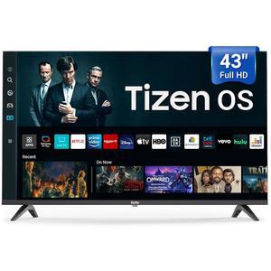 TuTu 43인치 4K UHD LED 스마트 TV 타이젠 OS TV 호환 HDR 10 MEMC 돌비 오디오 음성 리모컨 WiFi 블루투스 스트리밍 TV 2025 모델