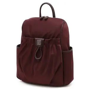 매장정품 DAKS 닥스 DCBA6E344D2 [HILTON] 버건디 앤틱 DD장식 나일론 백팩 840879