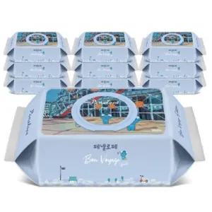 페넬로페 NEW 쉐리하트 원단 로즈마리 추출물 10단게 정제수 아기물티슈_캡형 70매 10팩