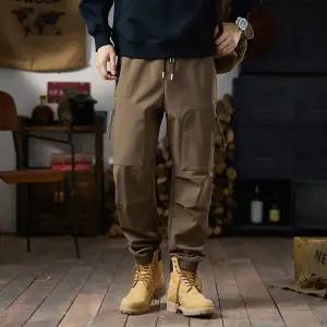 남성 트렌디 아이템 바지 카고 빈티지 가을 겨울 아웃도어 기능성 바람막이 캐주얼 HT4