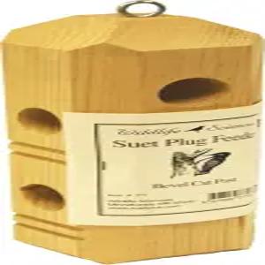 야생동물 과학 스위트 플러그 공급기 베벨 컷 소나무 기둥