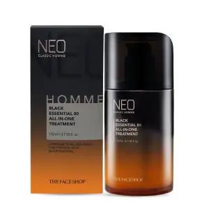 뷰티관리 더페이스샵 네오클래식 옴므 블랙 올인원 트리트먼트 110ml