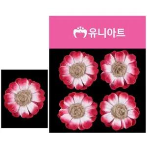 고품질 투톤 마국화 조화꽃 소품 장식용 인테리어 꽃 빨강 (WFJPETP)