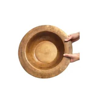 옛날 유기대야 시골 무게 놋대야 화재 가정용 황동