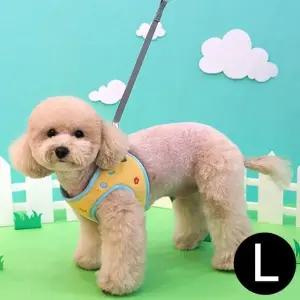 L 개줄 에스프아 옐로우 하네스 강아지 (WFJ5Q7Q)