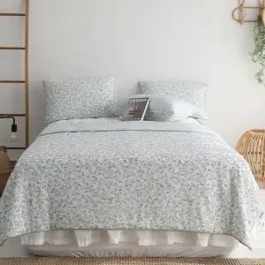 반디 냉감이불 퀸 Q 세트 블루 여름 차렵 이불 침구 (WFJ5QD7)