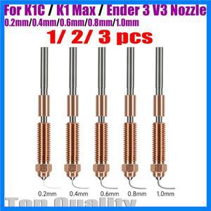 Creality K1C 깍지 K1 Max K1C 유니콘 퀵 스왑 노즐 Ender 3 V3 스위프트 설치 하이 플로우 인쇄 업그레이