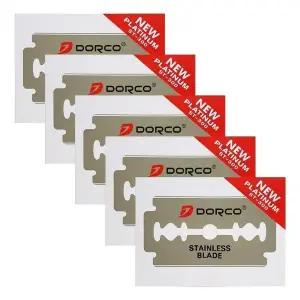 스테인레스 면도기 안전 면도날 5개 묶음 교체용 날카로운 면도 날 (WFJ64EP)