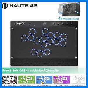 Haute42 C16 마그네틱 레버리스 히트박스 컨트롤러 스틱리스 아케이드 컨트롤러 키보드 PC/PS4/PS5/스위치