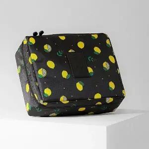 화장품파우치 대형 천 백인백 가방 블랙 (WFJPV92)