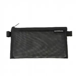 메쉬 파우치 지퍼 다용도 미니파우치 검정 (WFJPVKX)